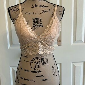 GB Lace Bralette in Cream large nwt